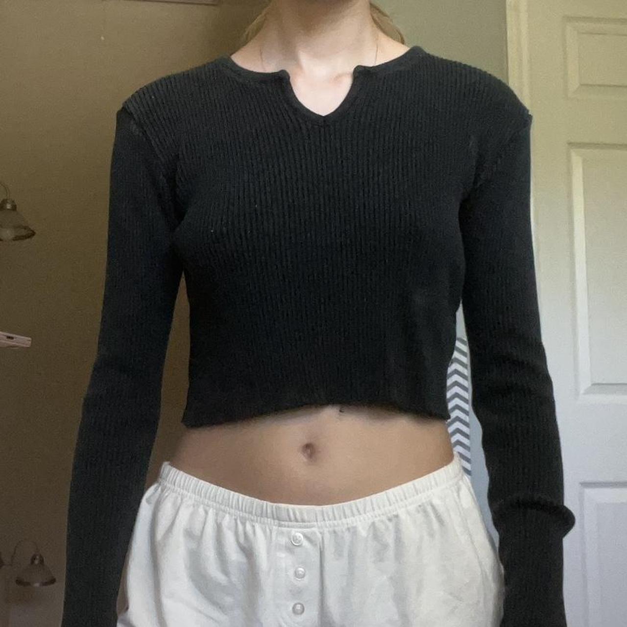 Top Mujer Manga Larga Top Brandy Melville McKenna Manga Larga