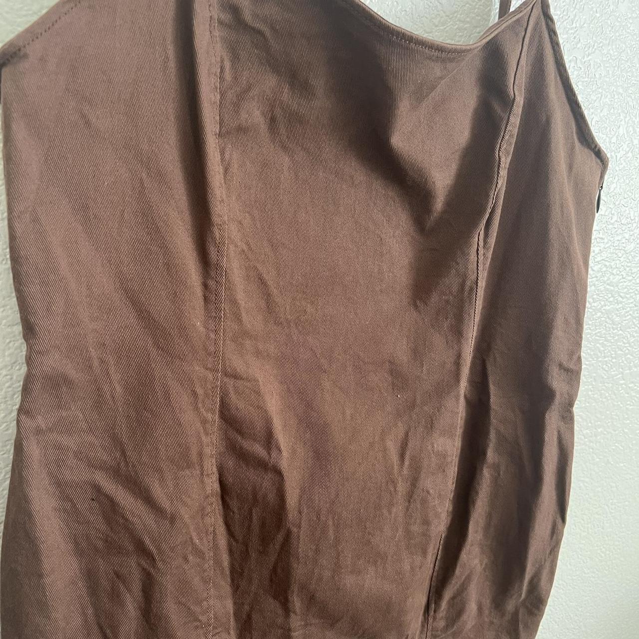 BROWN DENIM DRESS 🤎 ️100 OF PROCEEDS WILL BE... Depop