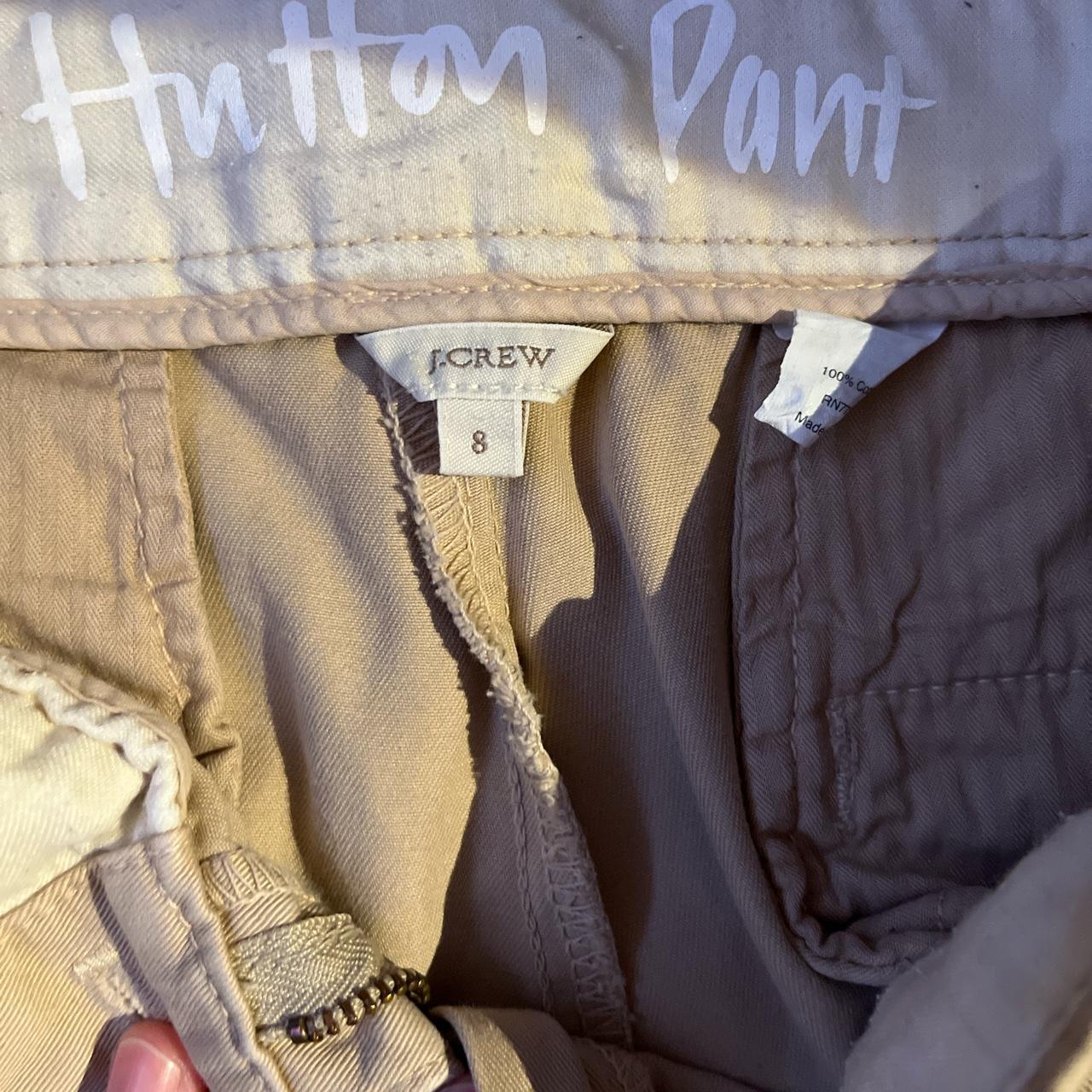 J.Crew Women's Cream and Tan Trousers (4)