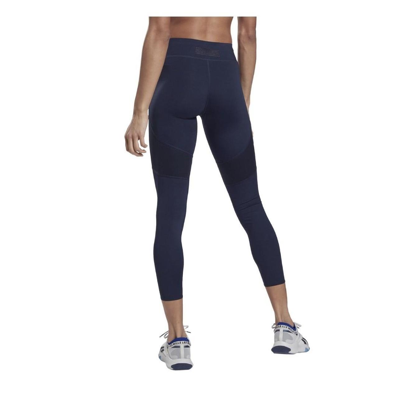 Reebok Les Mills Motion Sense Speedwick PureMove Tight Blue