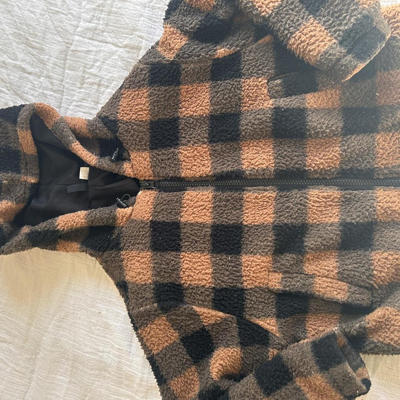 H&m checkered outlet jacket