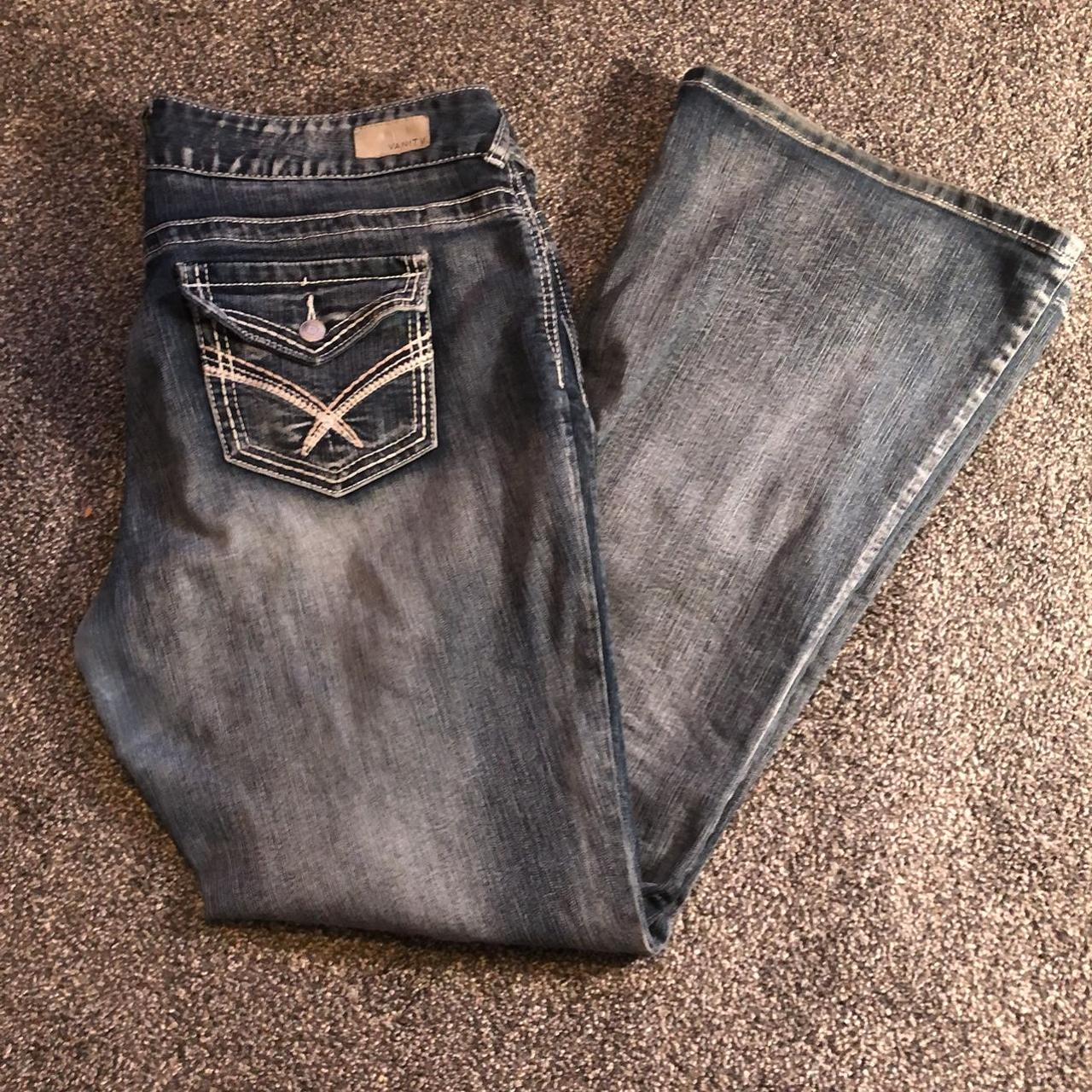 Vanity Fair Men's Blue and Navy Jeans | Depop