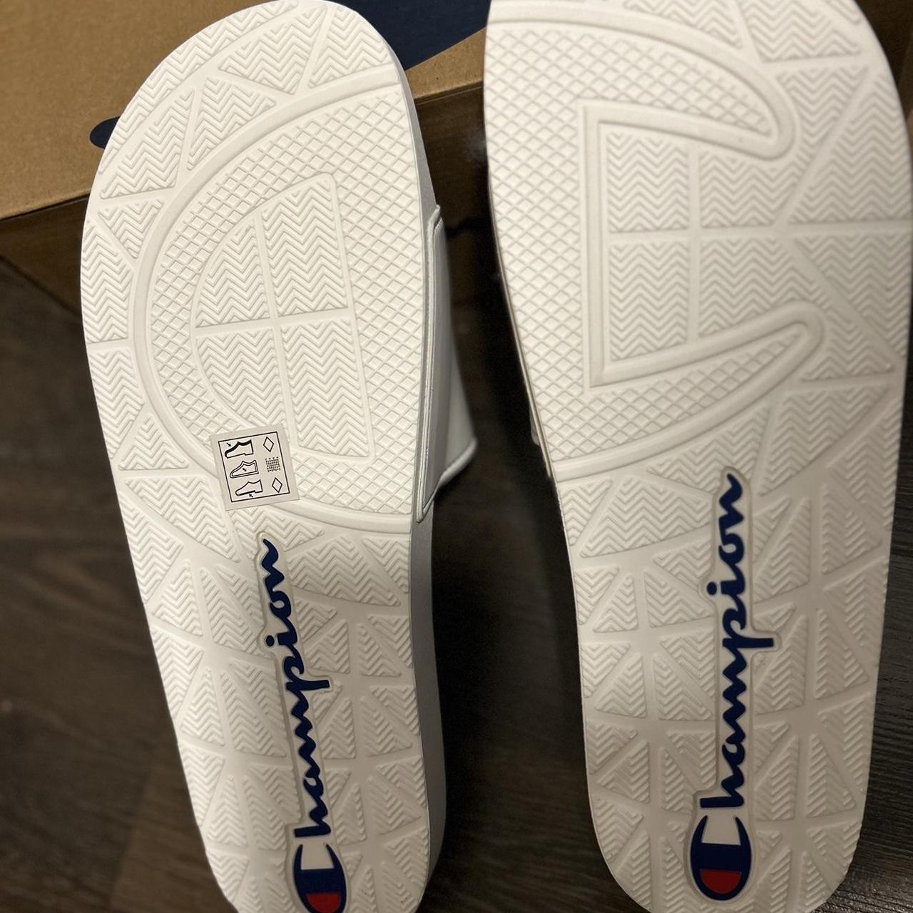 white champion slides men