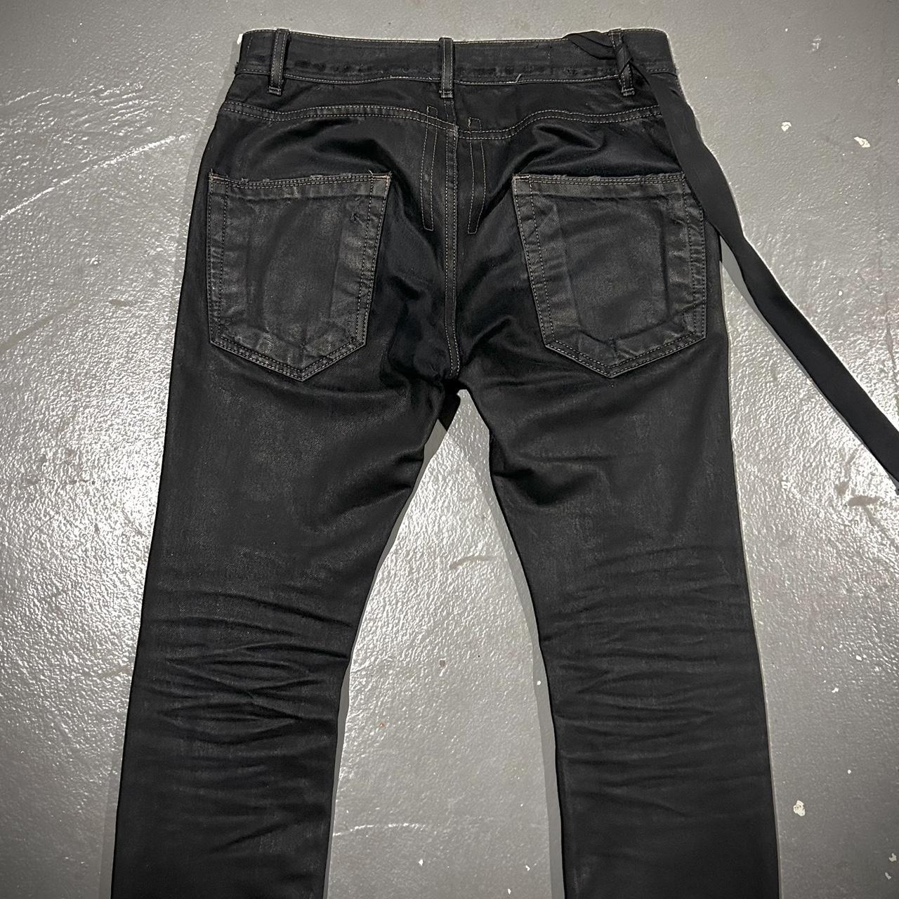 Rick Owens black wax Detroit FW07 Fits 30 longgg 37 | Depop