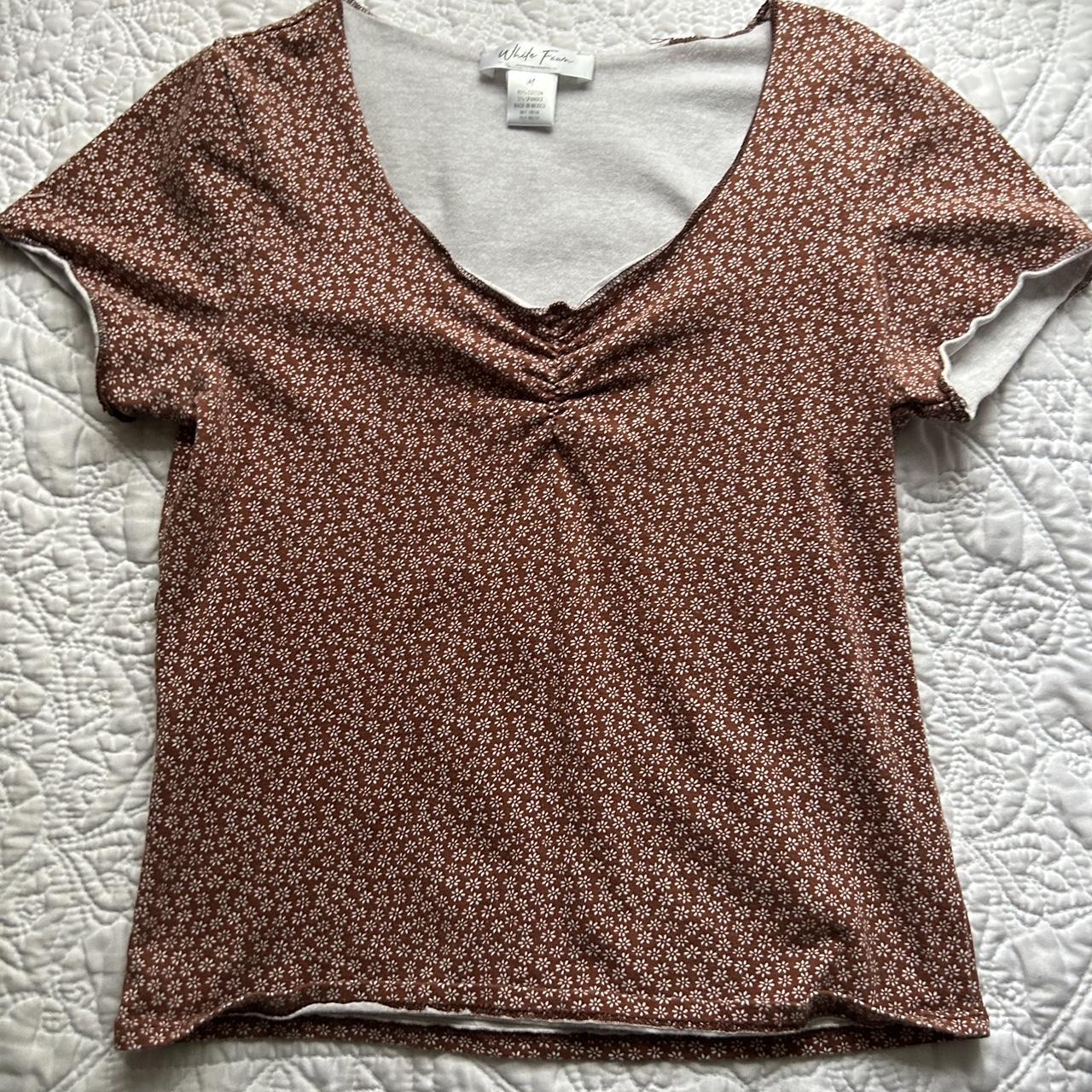 Tillys Women's Brown T-shirt