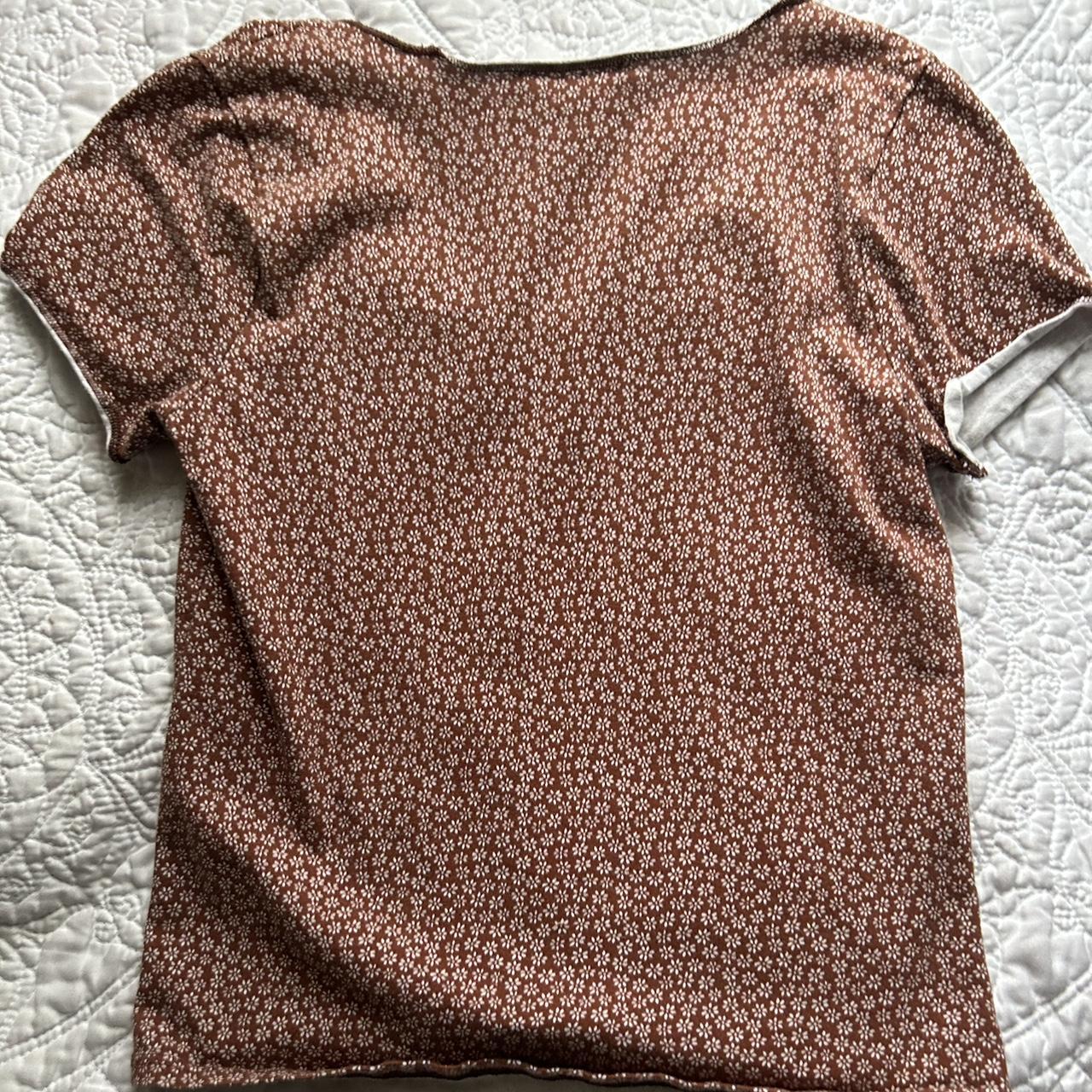 Tillys Women's Brown T-shirt (4)