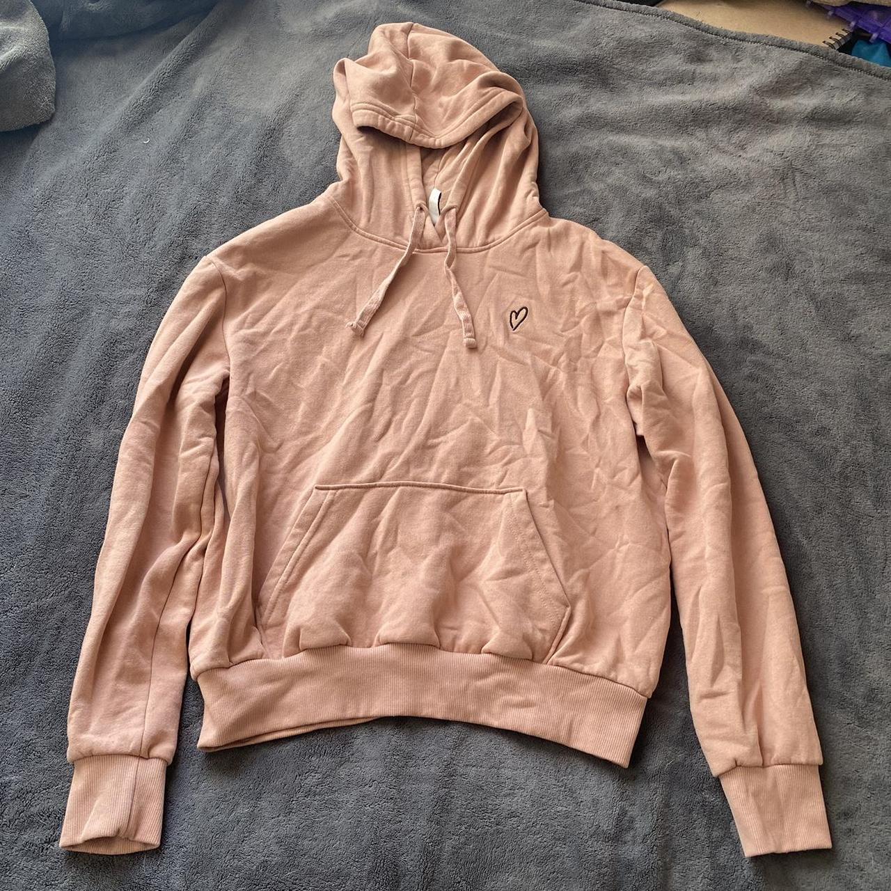 H&m peach sale hoodie