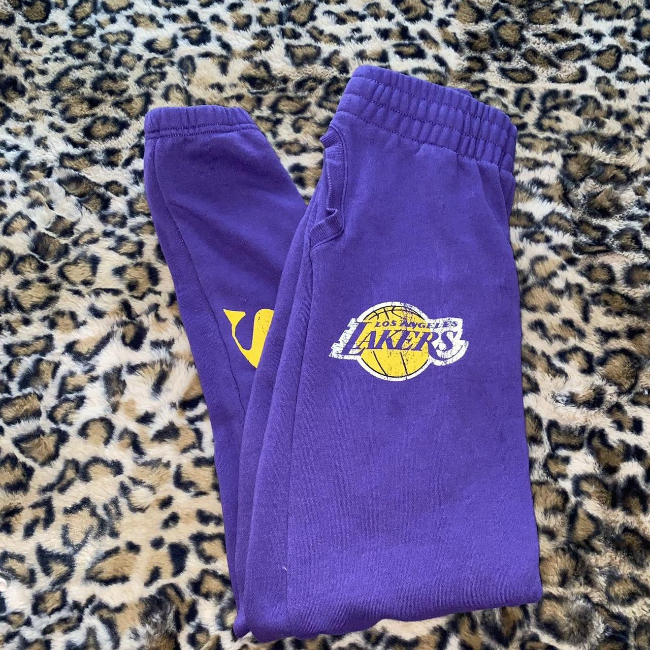 Ultra Game Los Angeles Lakers Sweats Purple Sweat Pants Women Size XS