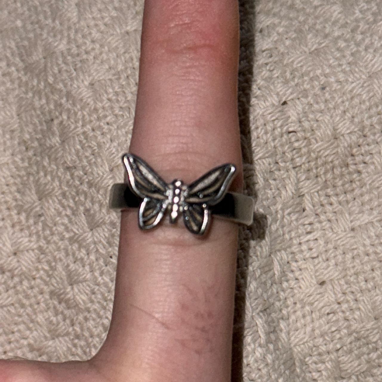 Hard jewelry butterfly ring hotsell
