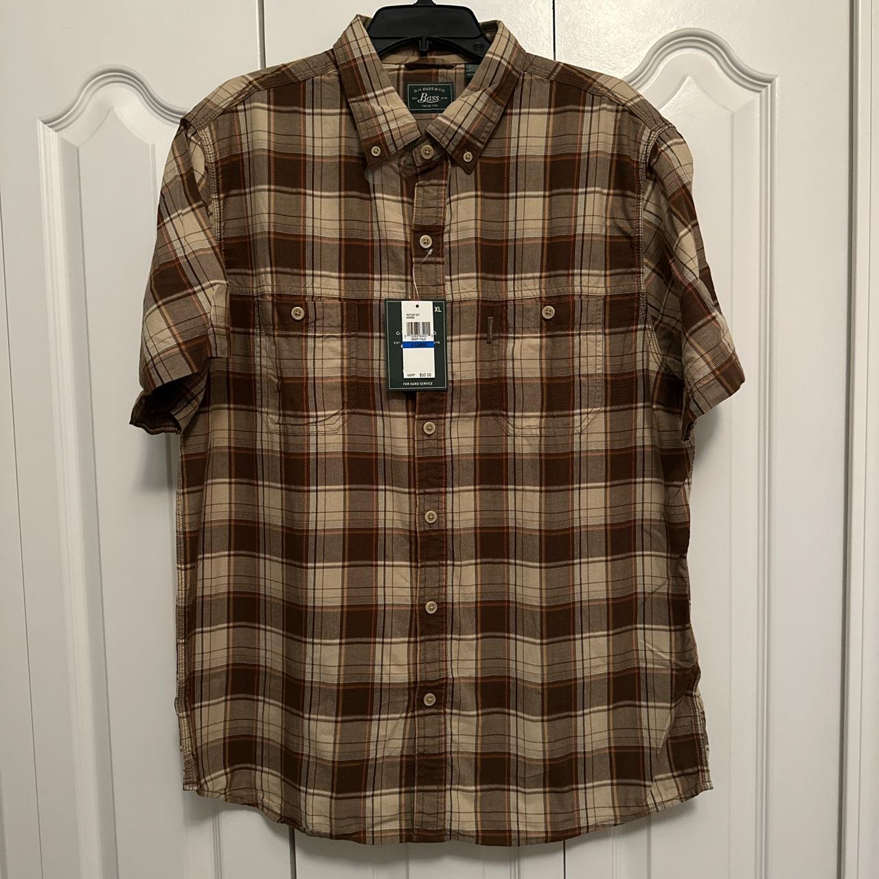 G.H. Bass Men's Brown Shirt | Depop