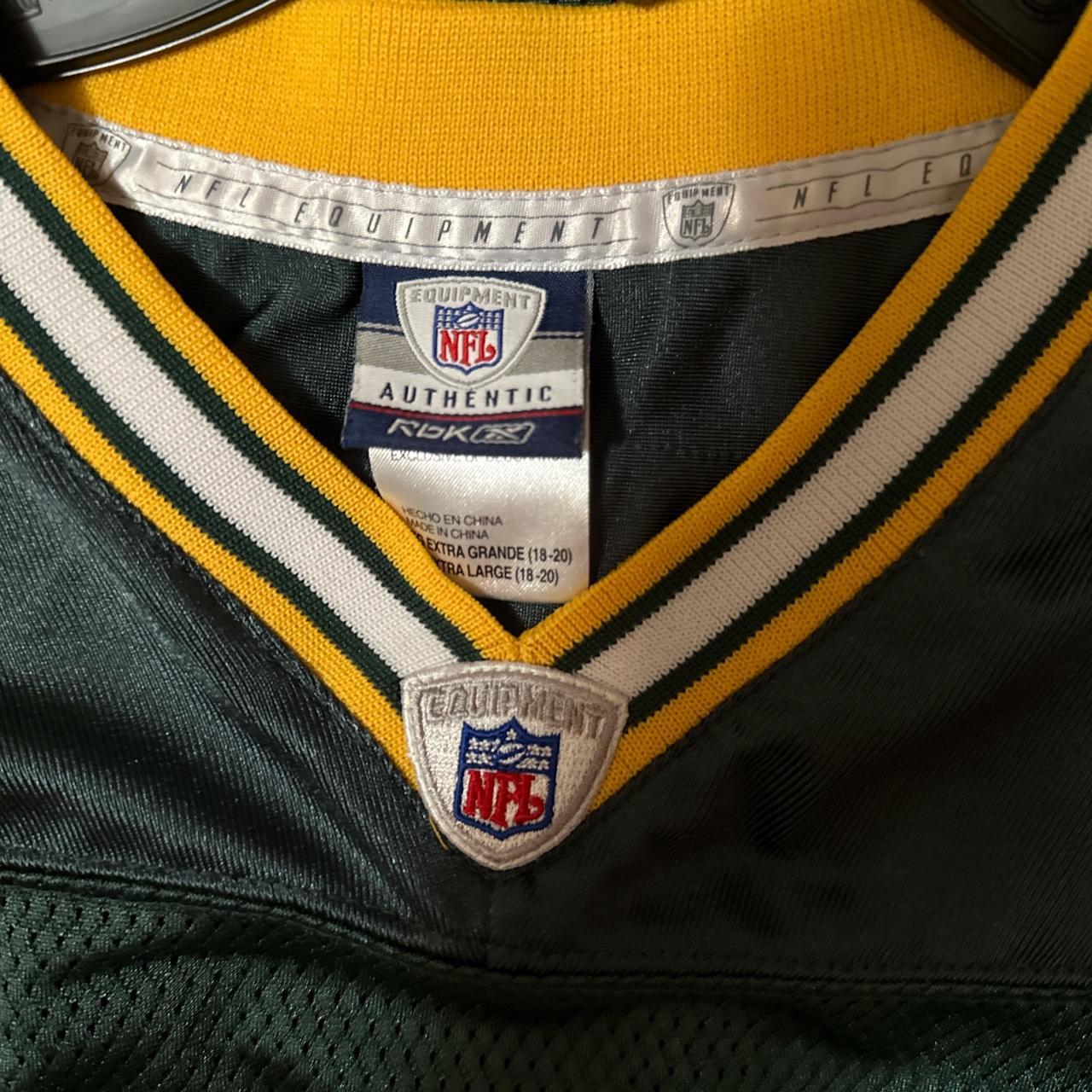 Reebok, Shirts & Tops, Youth Yellow Green Bay Packers Jersey