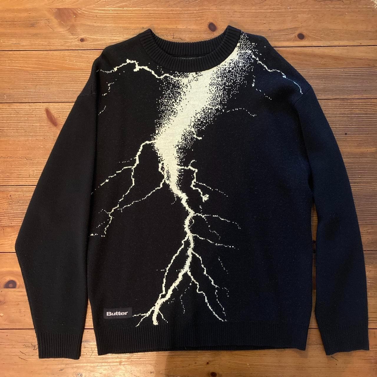 Butter Goods Men's Black Jumper Depop