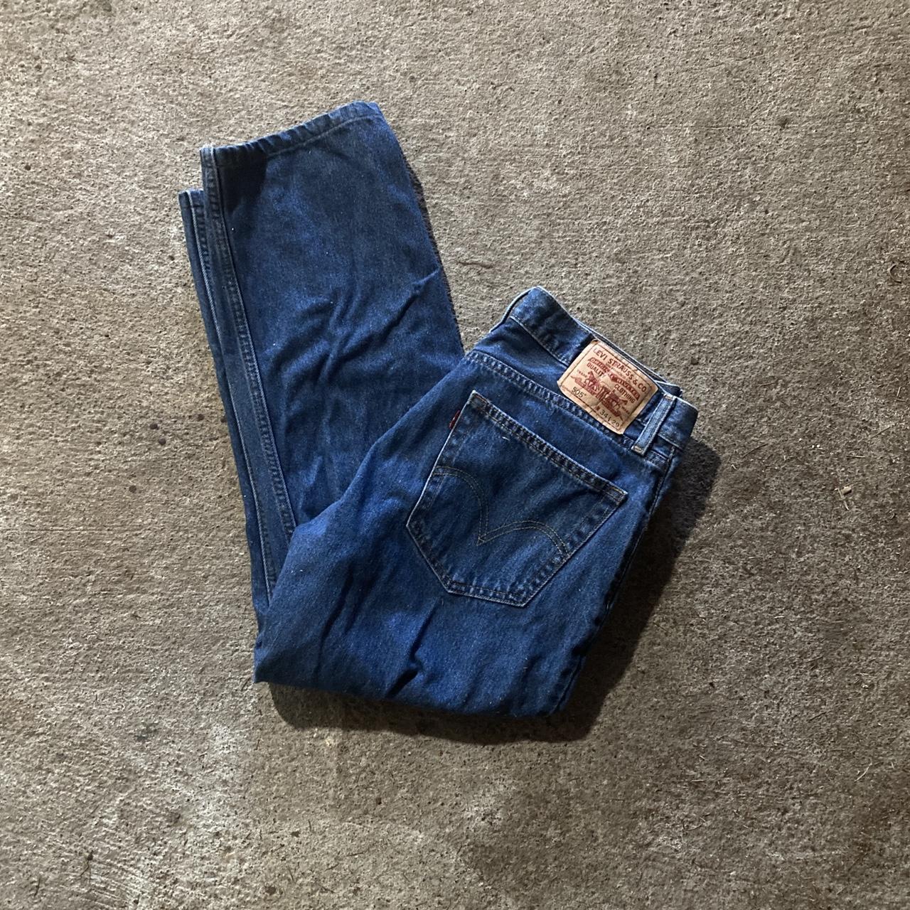 Levi 505 jeans W 34 L 29 #levis #jeans #bluejeans... - Depop
