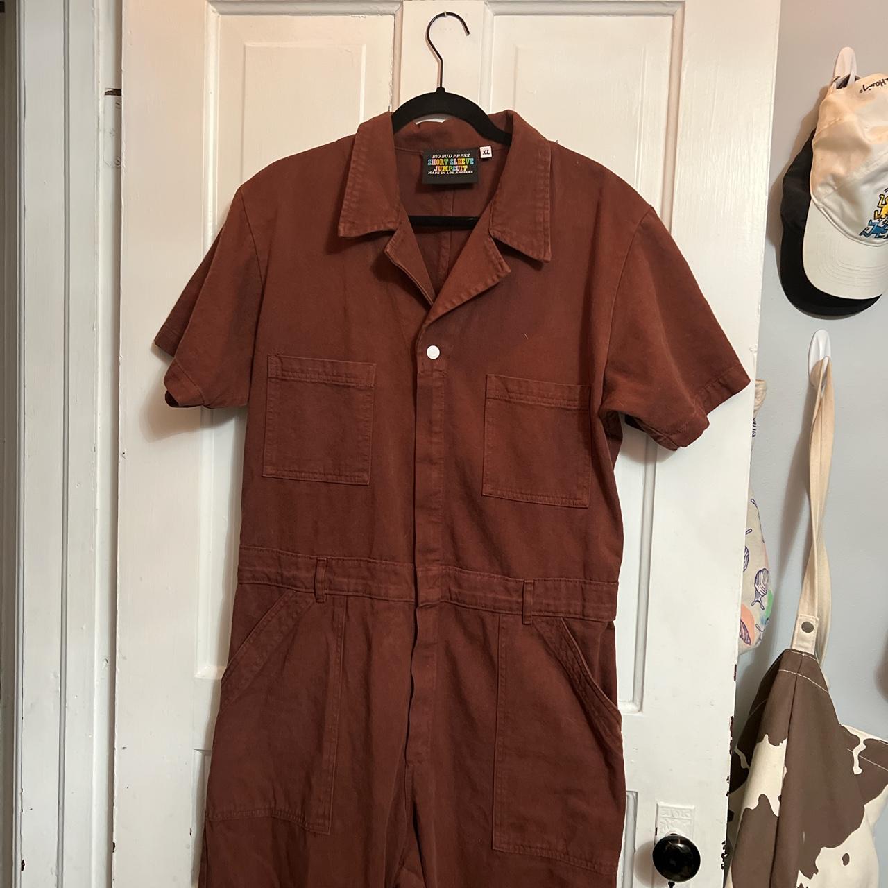 Big Bud Press Women's Brown Jumpsuit Depop