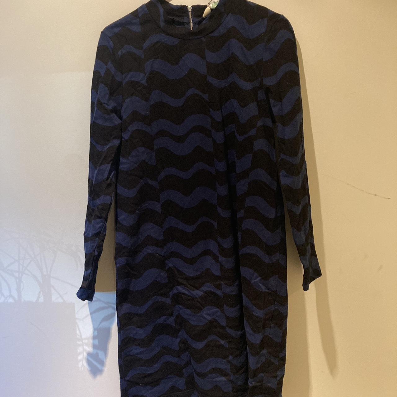 Gorman Women's Black and Blue Dress | Depop