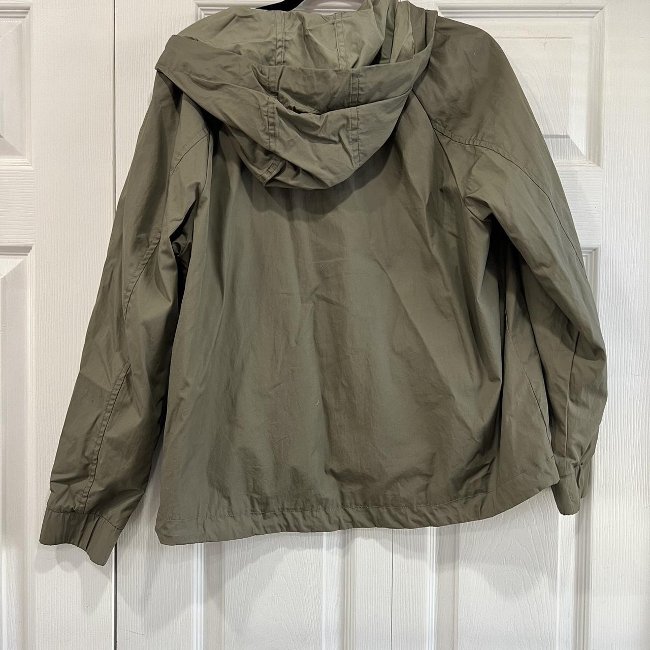 NWT H&M green jacket size 10 Hooded jacket with... - Depop