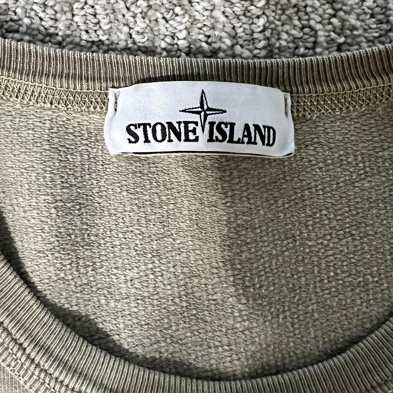 Stone Island Men's Green Sweatshirt (2)