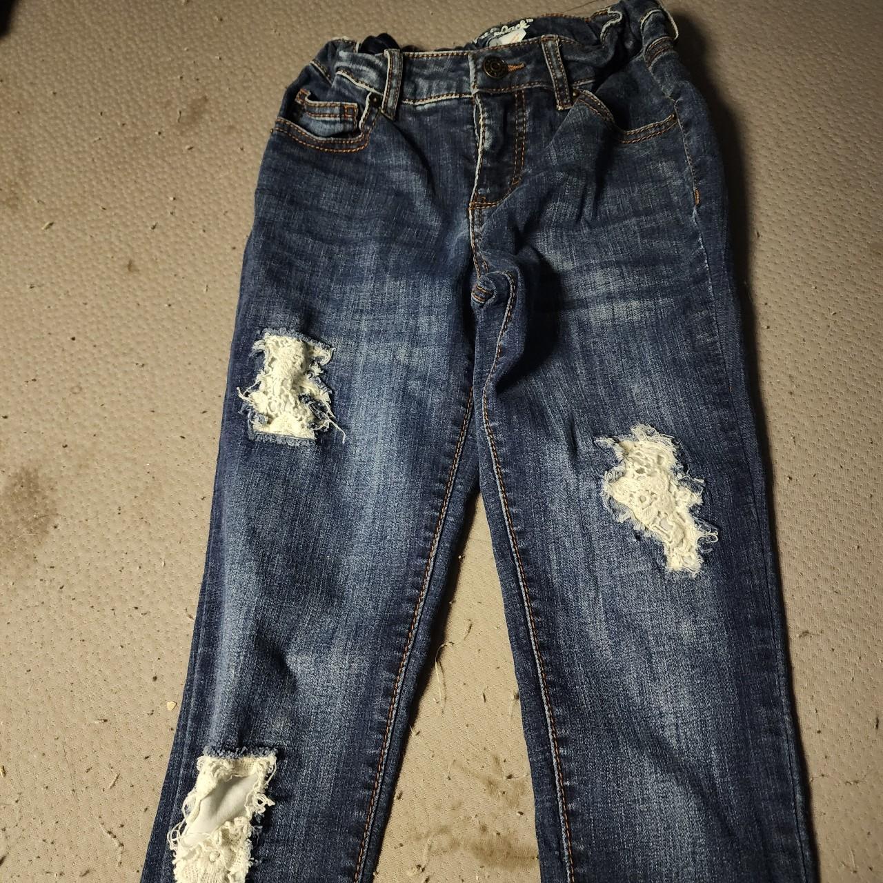 Cat and Jack jeans in a children's 10 DO NOT BUY... Depop