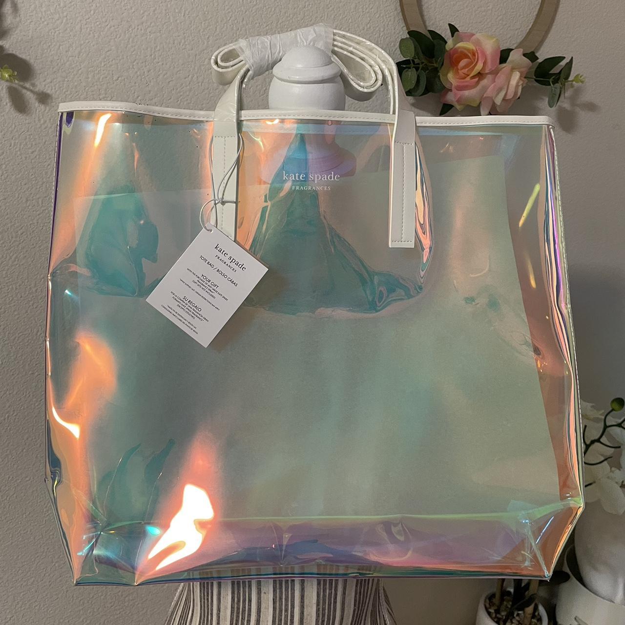 ☆Kate Spade Extra Large Holographic Tote Bag☆... - Depop