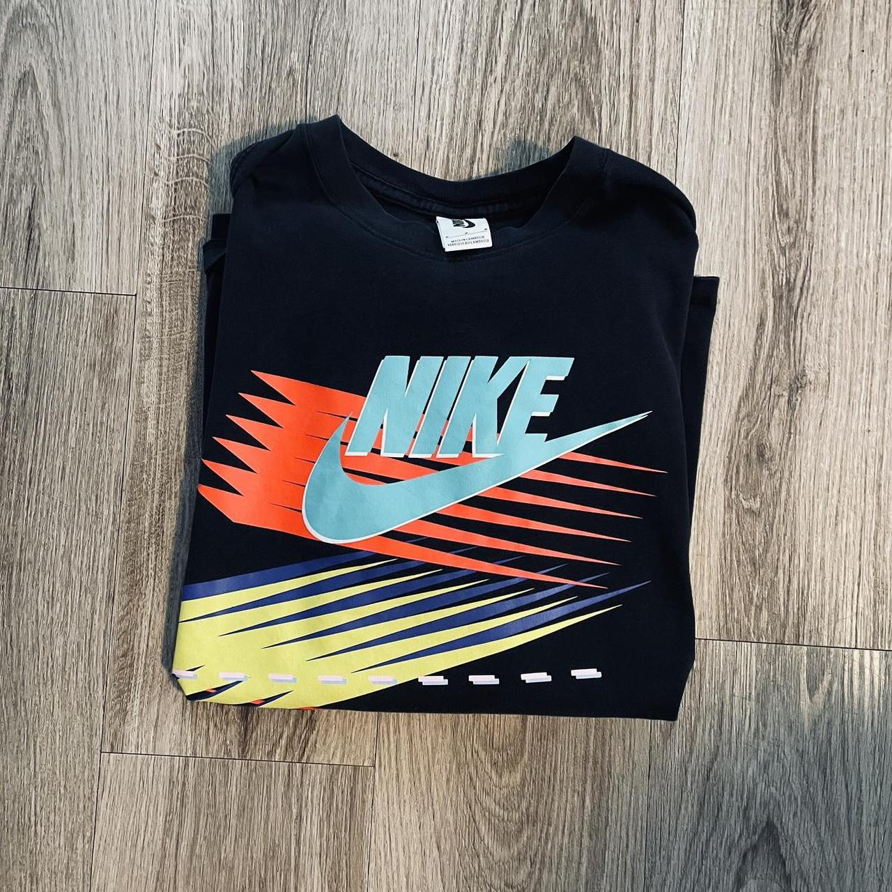 Nike x Atmos Crossover Short Sleeve Black. Depop