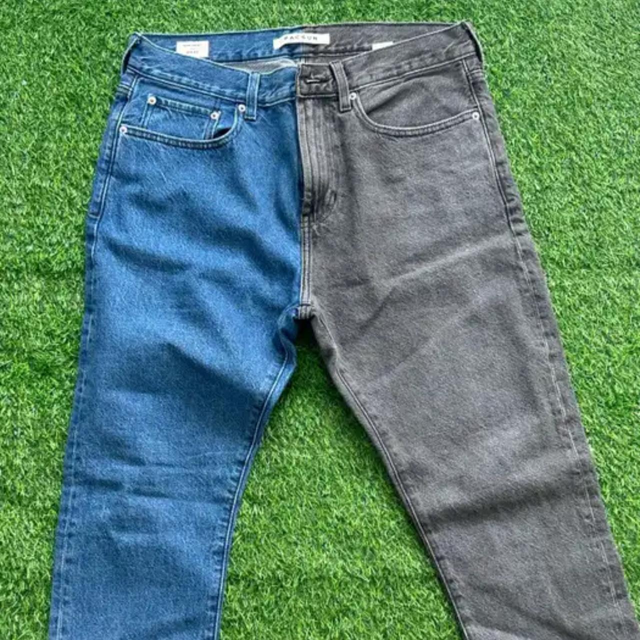 Pacsun Half And Half Jeans Size 31x32 Size Men's /... Depop