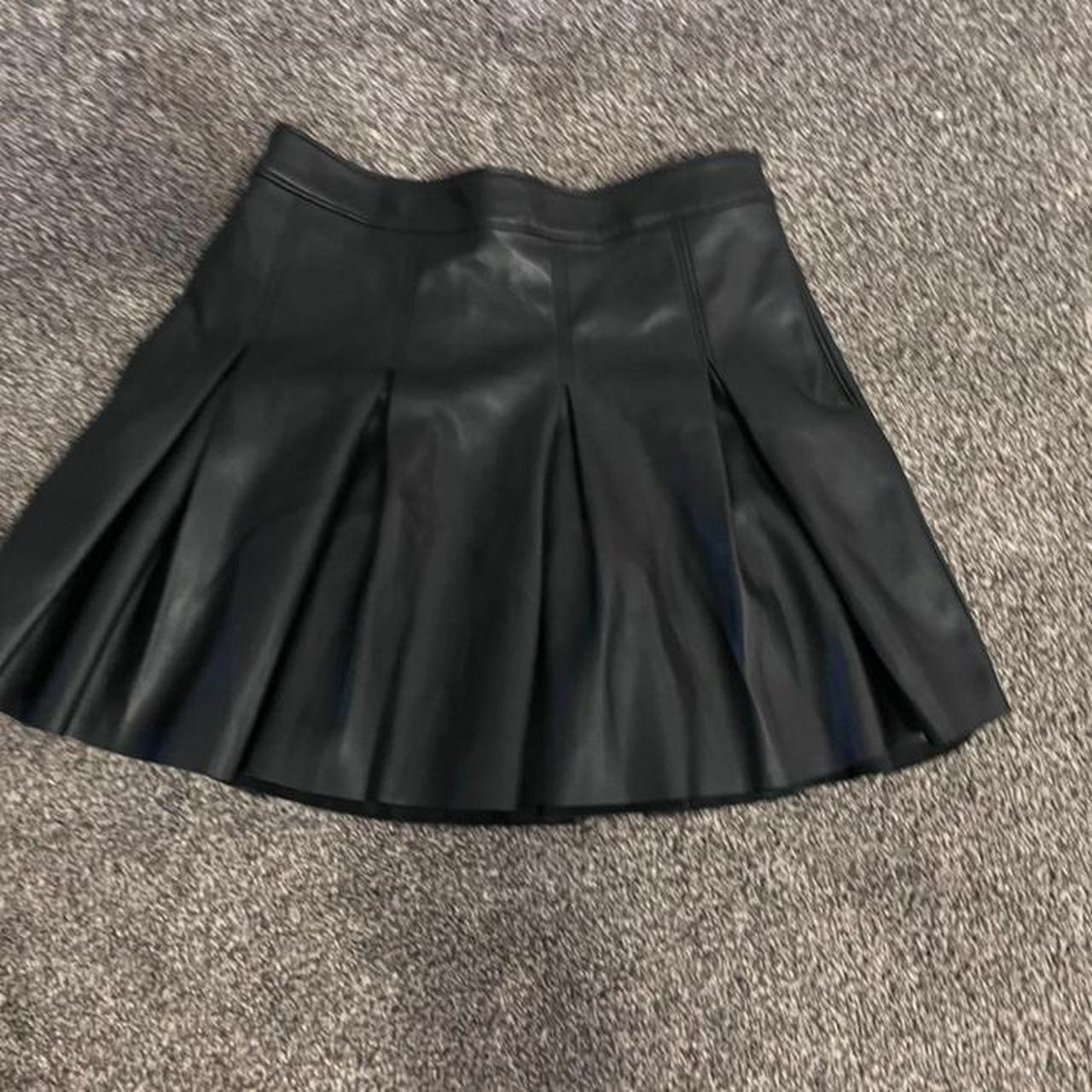 Medium Hollister Leather Pleated Skirt hollister