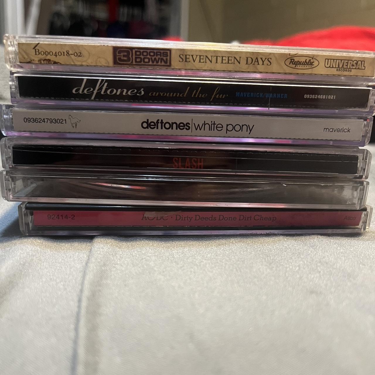 Bundle of 6 CDs - AC/DC, Deftones, Slash, No doubt,... - Depop