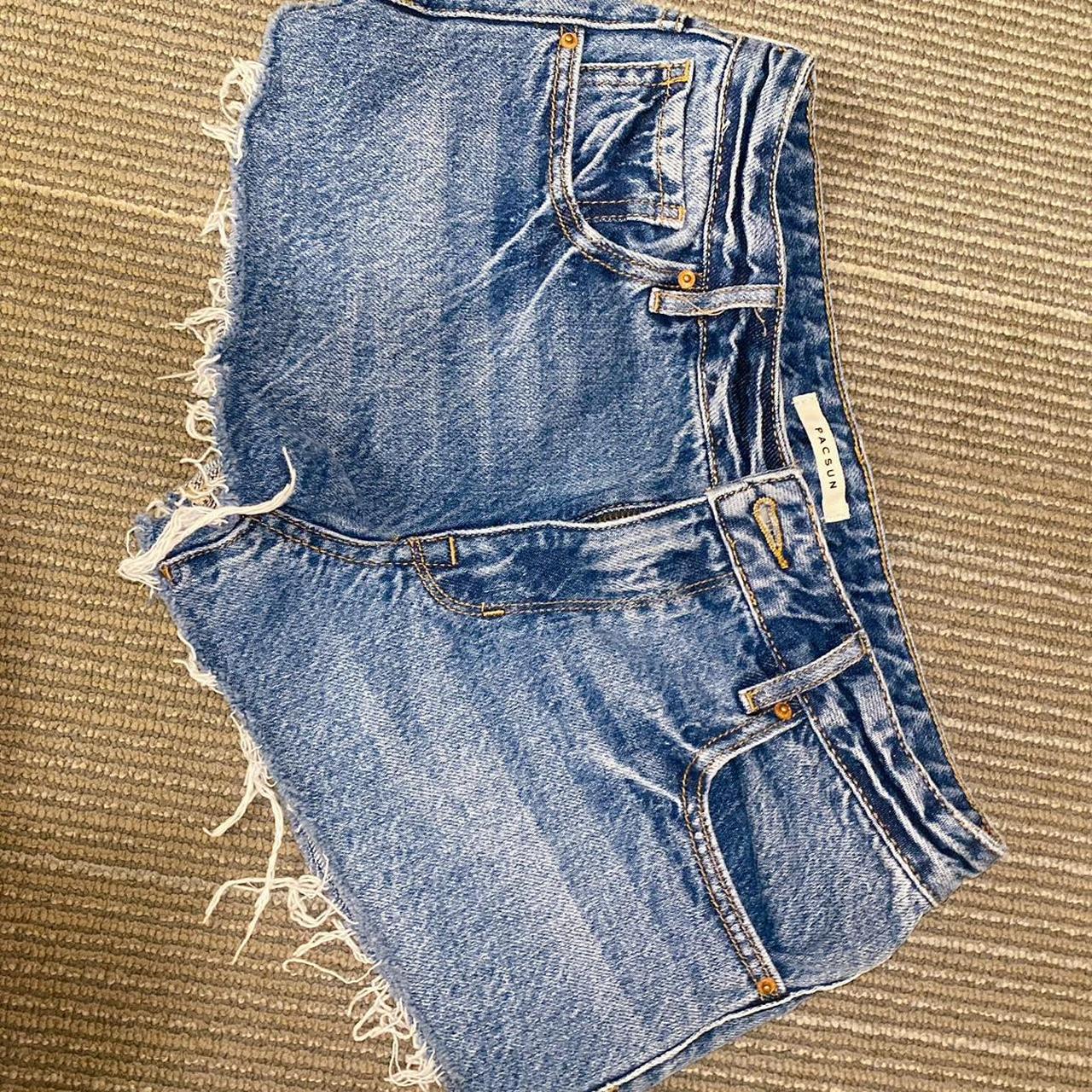 pacsun denim shorts - never used - great condition... - Depop