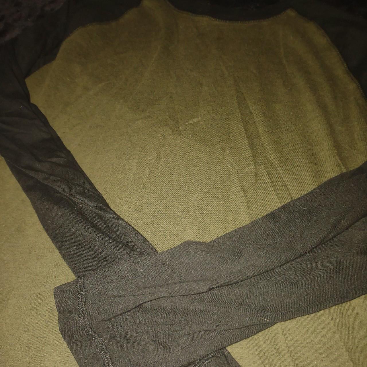 nice y2k green sleeve shirt ♱ nice green sleeve... - Depop