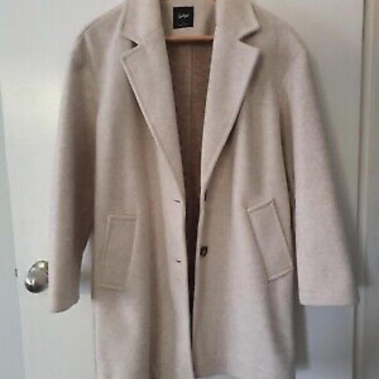 Sportsgirl Beige / Cream Coat Perfect condition... - Depop