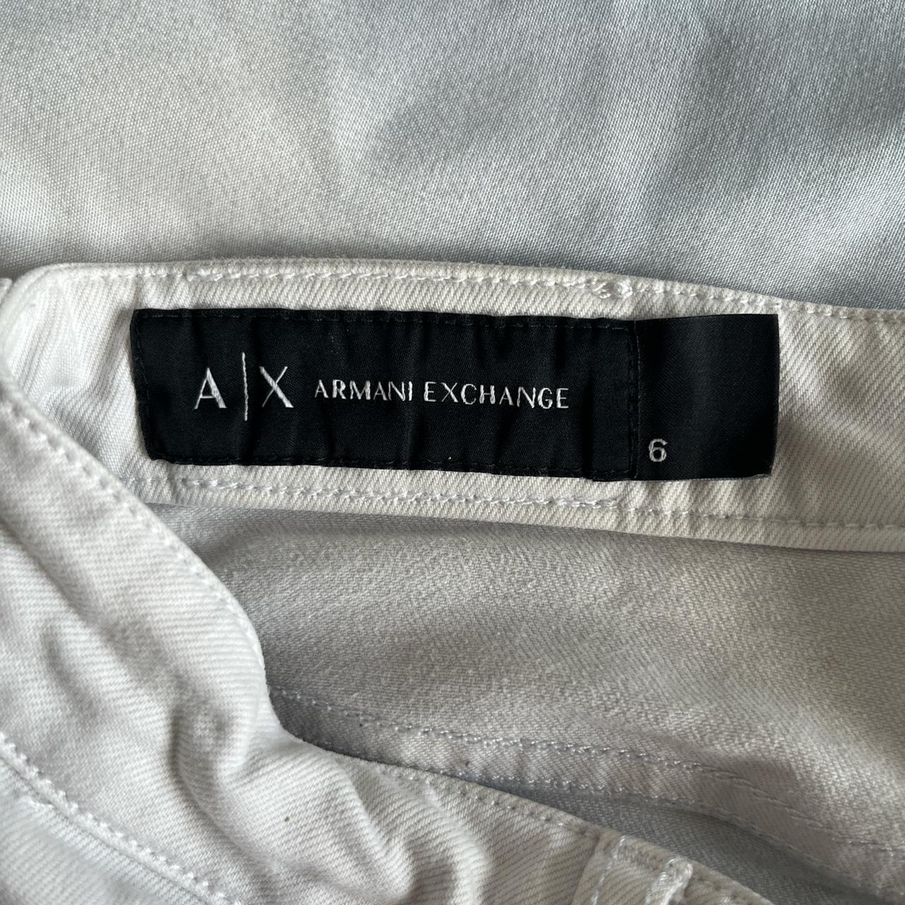 Armani Exchange Women's White Skirt | Depop