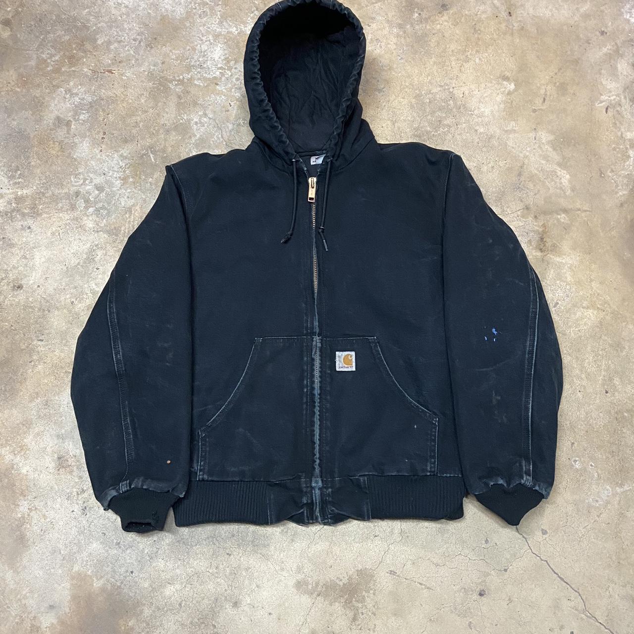 Carhartt Men's Black Jacket | Depop