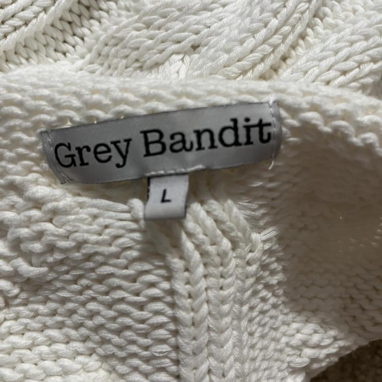 Grey Bandit Women's Sweater - White/Cream - L – C… - image 3