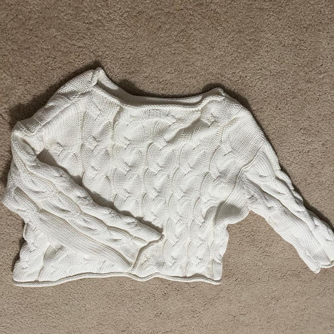 Grey Bandit Women's Sweater - White/Cream - L – C… - image 2