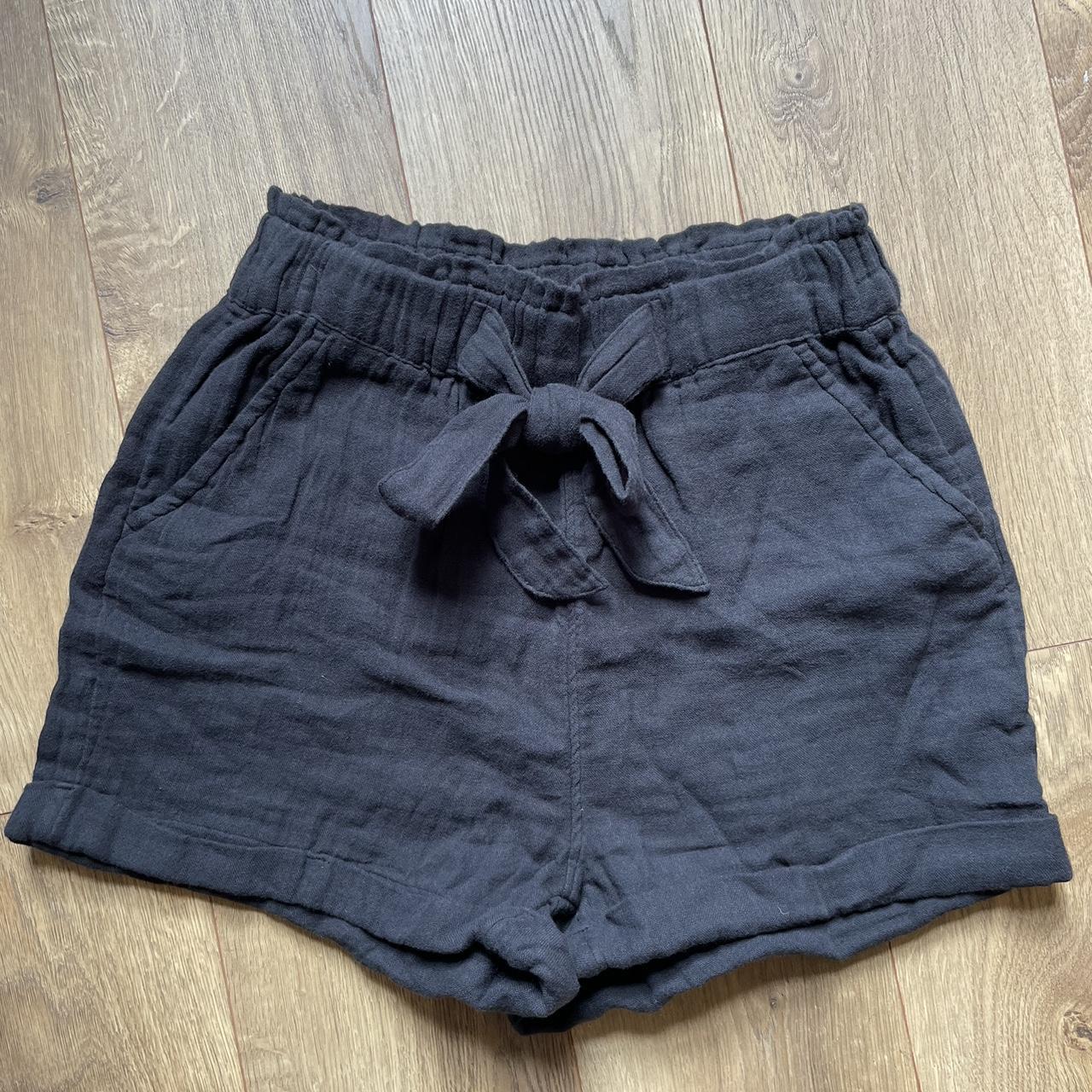 linen paper bag shorts ʚїɞ never worn before!... - Depop