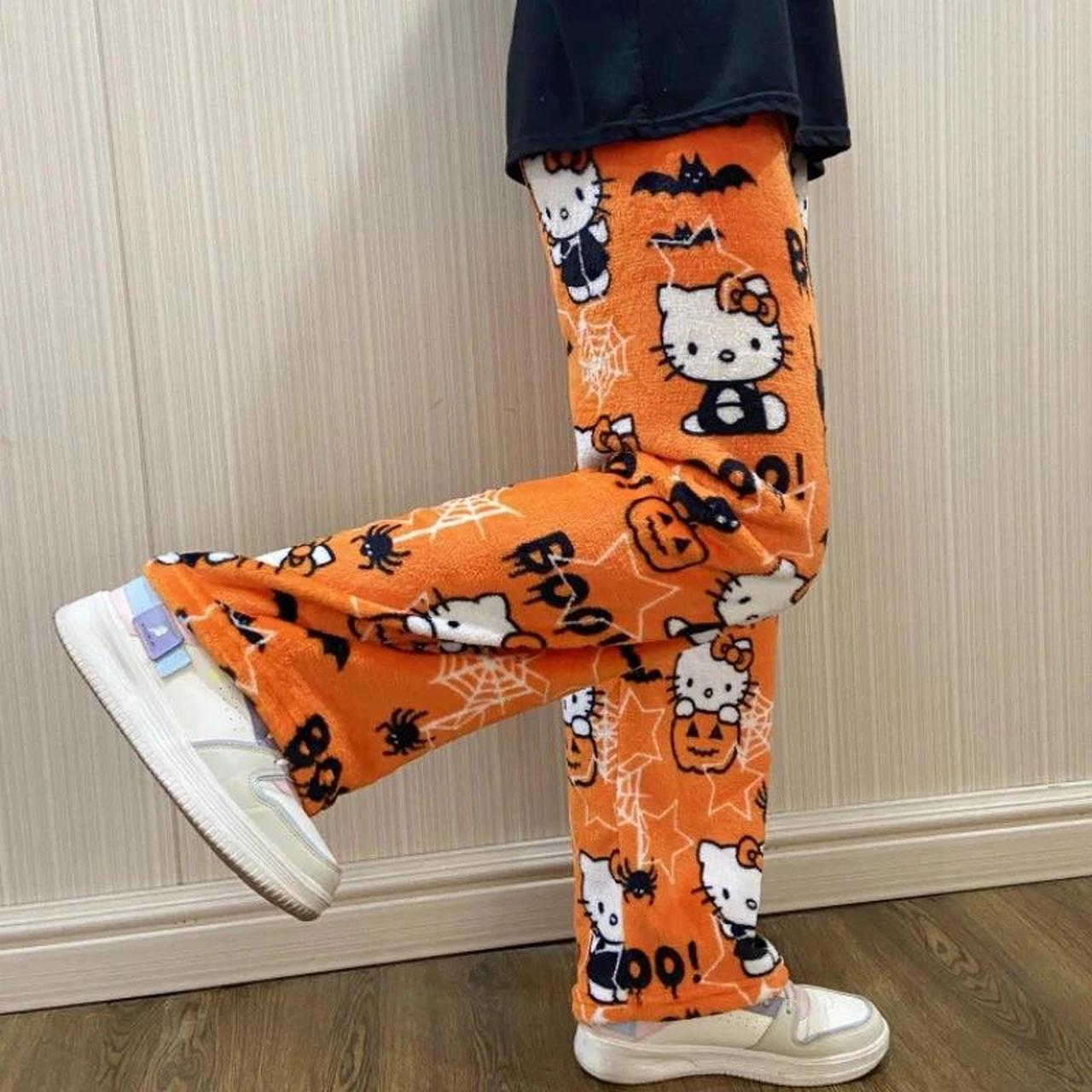 Hello Kitty Halloween pants in Medium ! In great... Depop