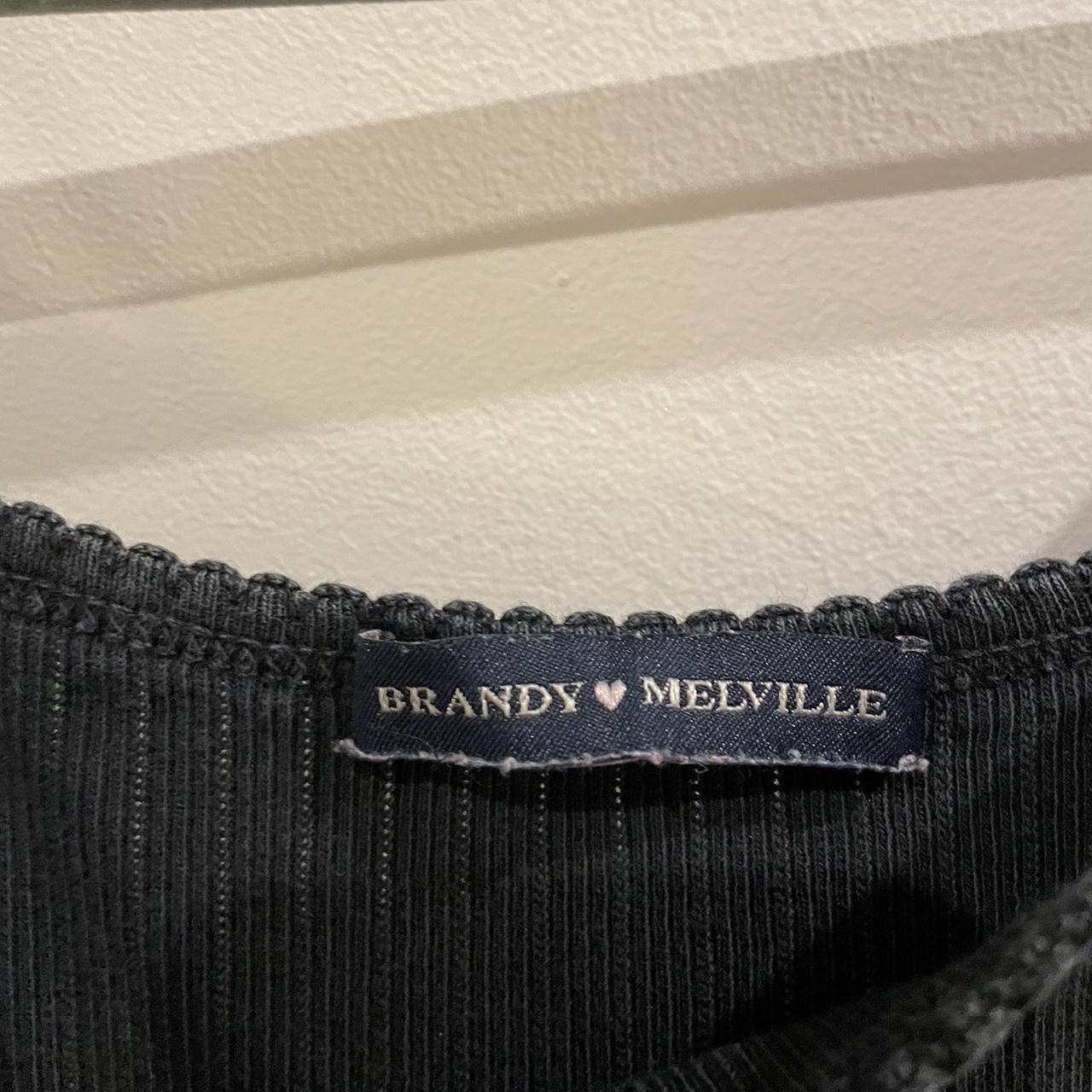 black brandy melville bow tank. worn a couple times... - Depop