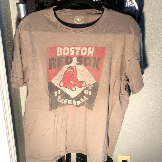 Boston Redsox Green T Shirt Used but in good - Depop