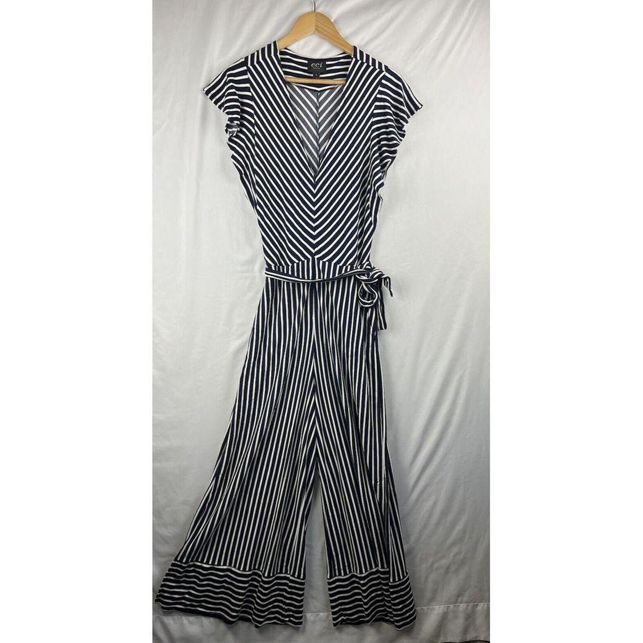 Eci striped jumpsuit online