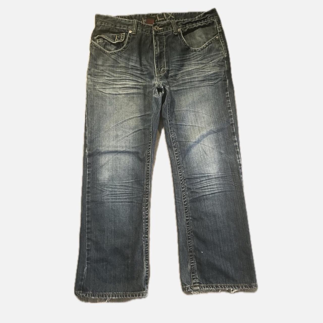 Helix bootcut jeans Great fading with true religion... Depop