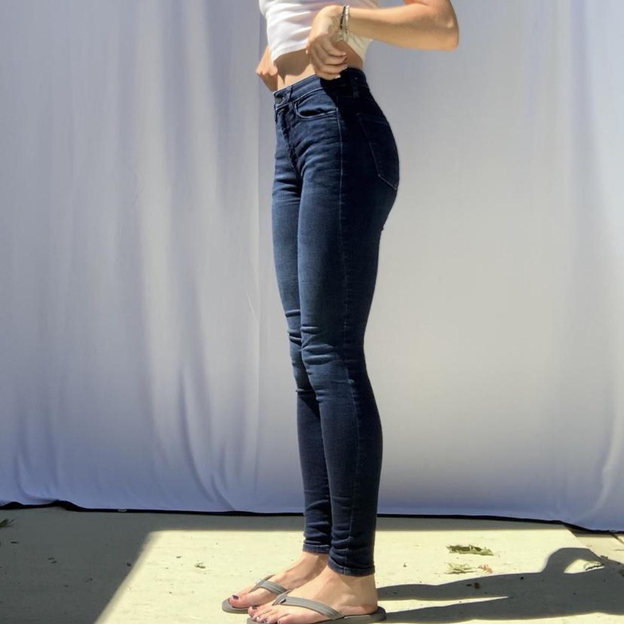 Skinny stretchy high rise jeans from American Eagle