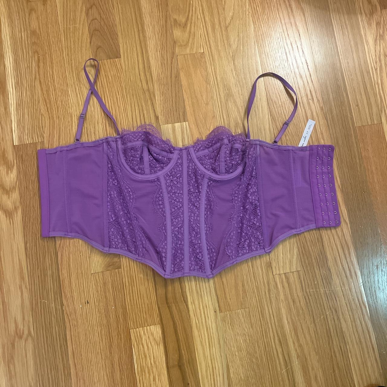 urban outfitters purple corset. so adorable and worn... - Depop
