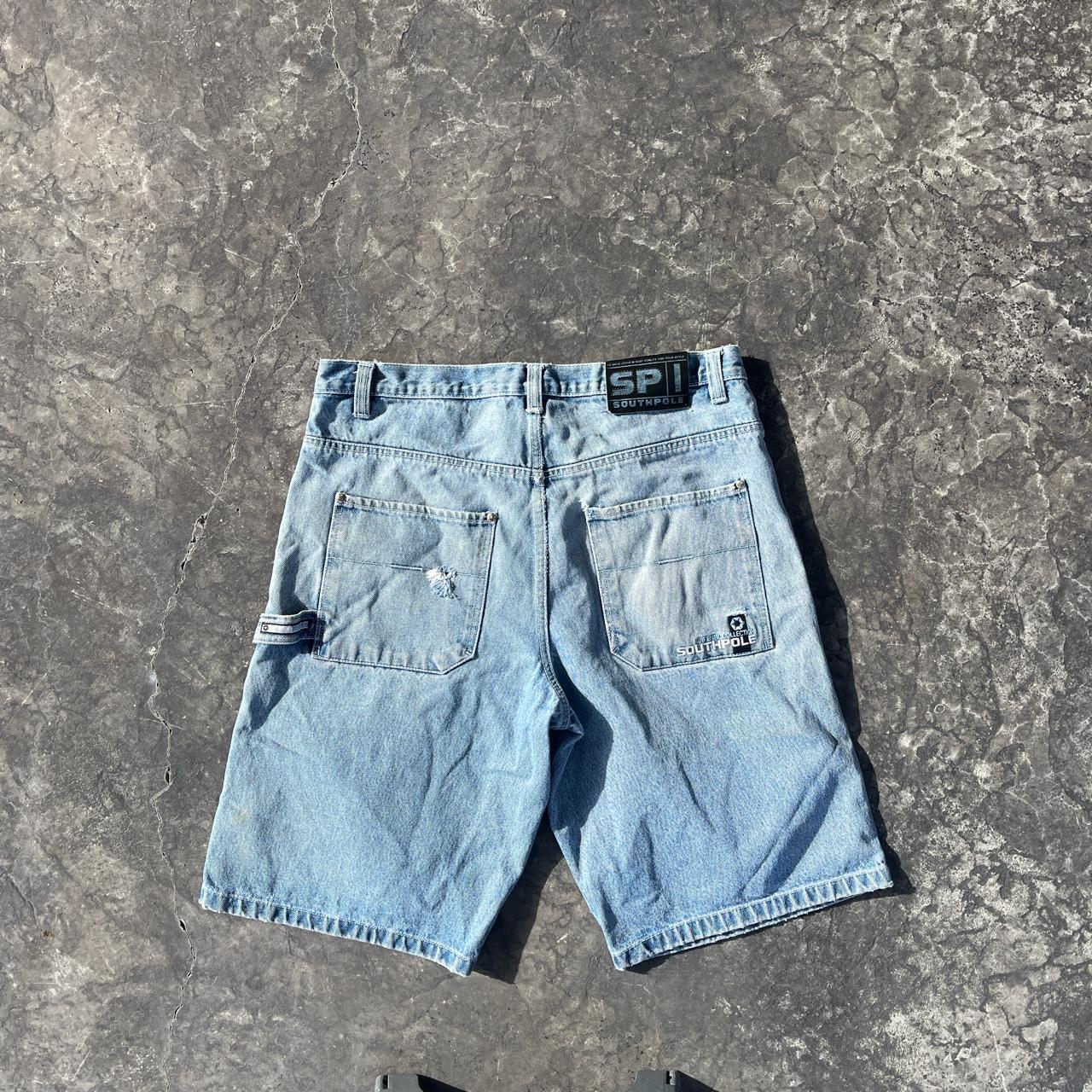 1990’s Southpole jorts Sick fade & minor... - Depop