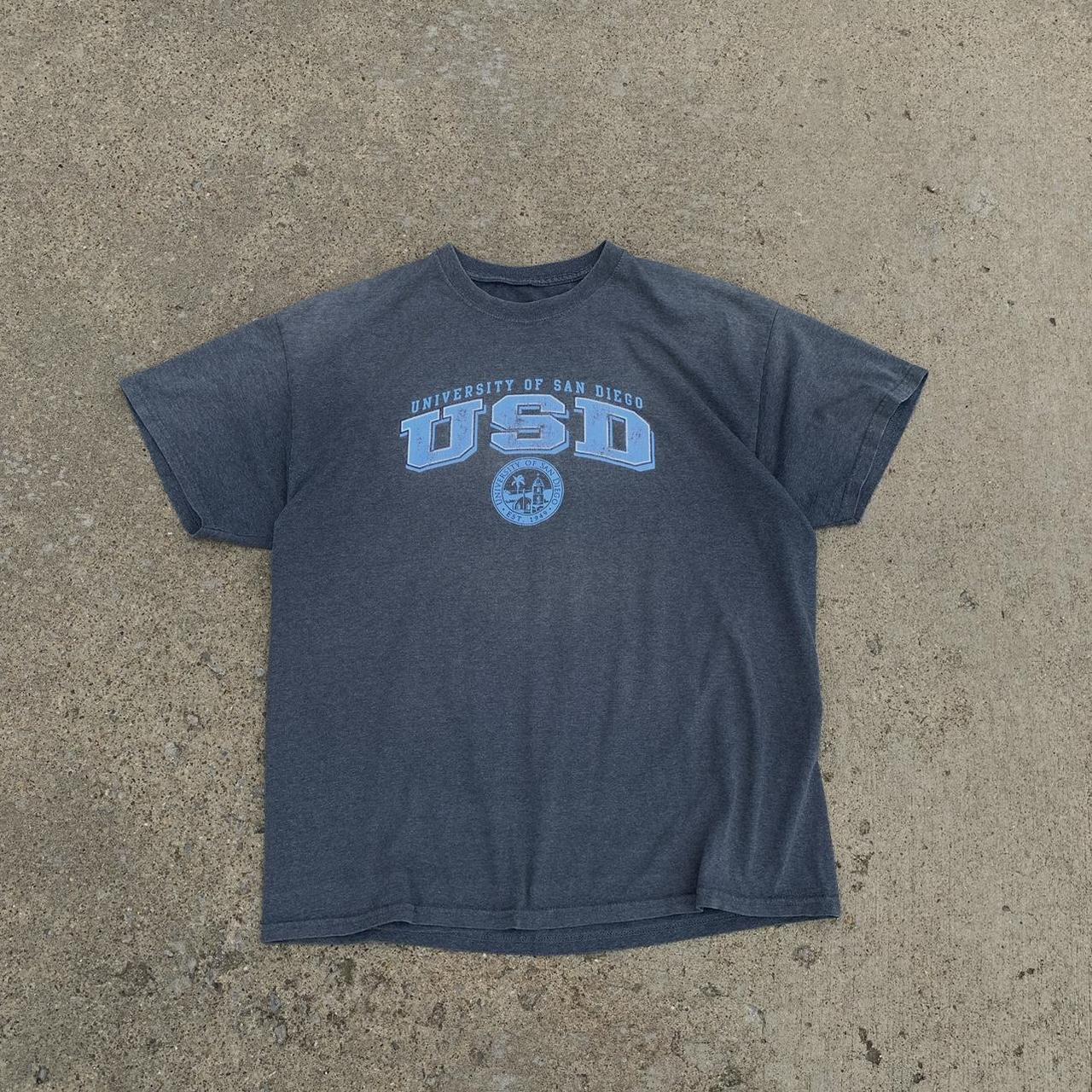 Vintage University of San Diego tee same or next day... - Depop