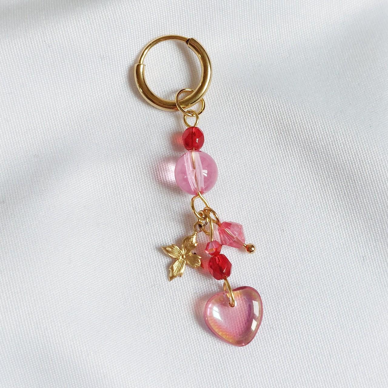 Women's Pink And Gold Jewellery 