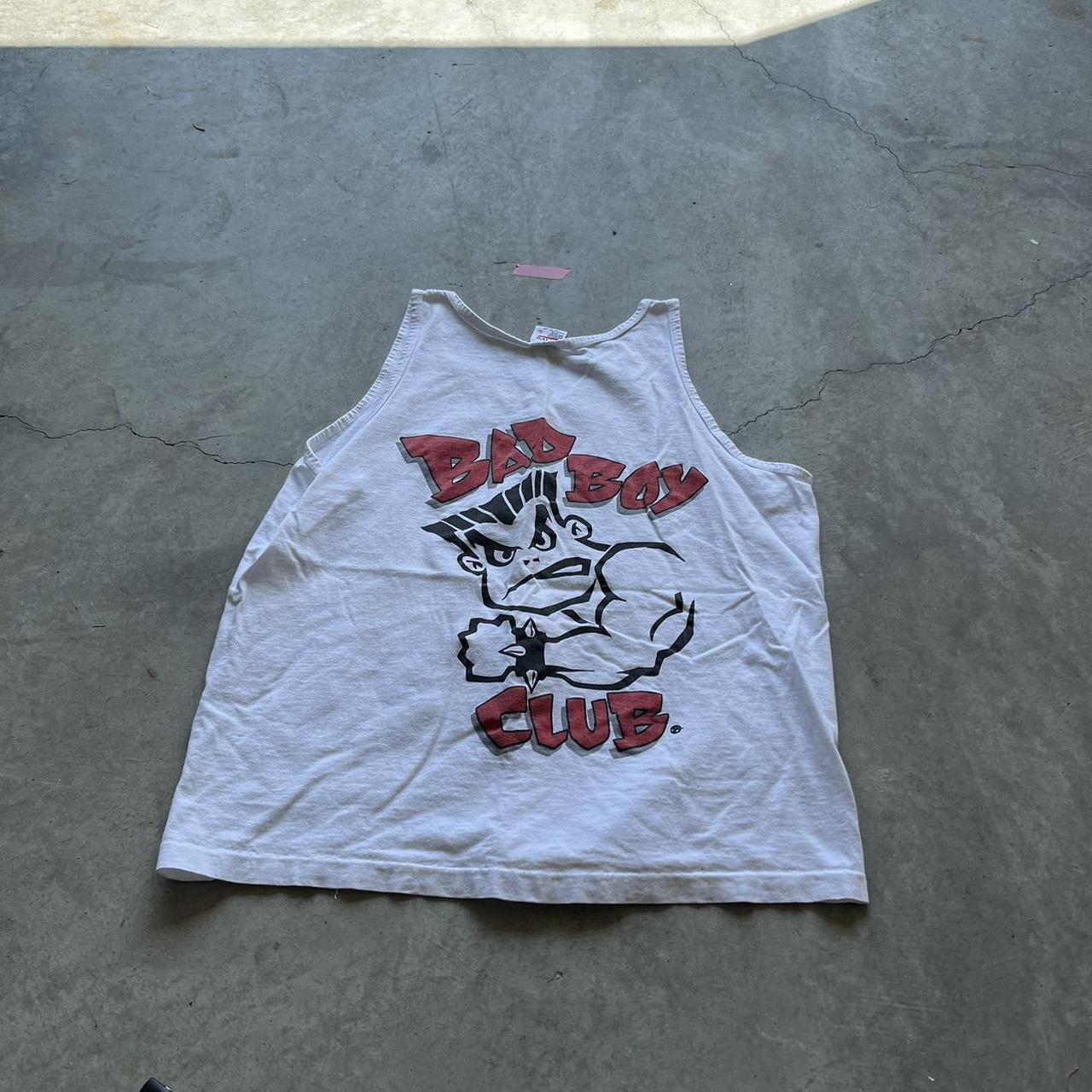 Vintage “Bad Boy” Tank Top Nice chest corner,... - Depop