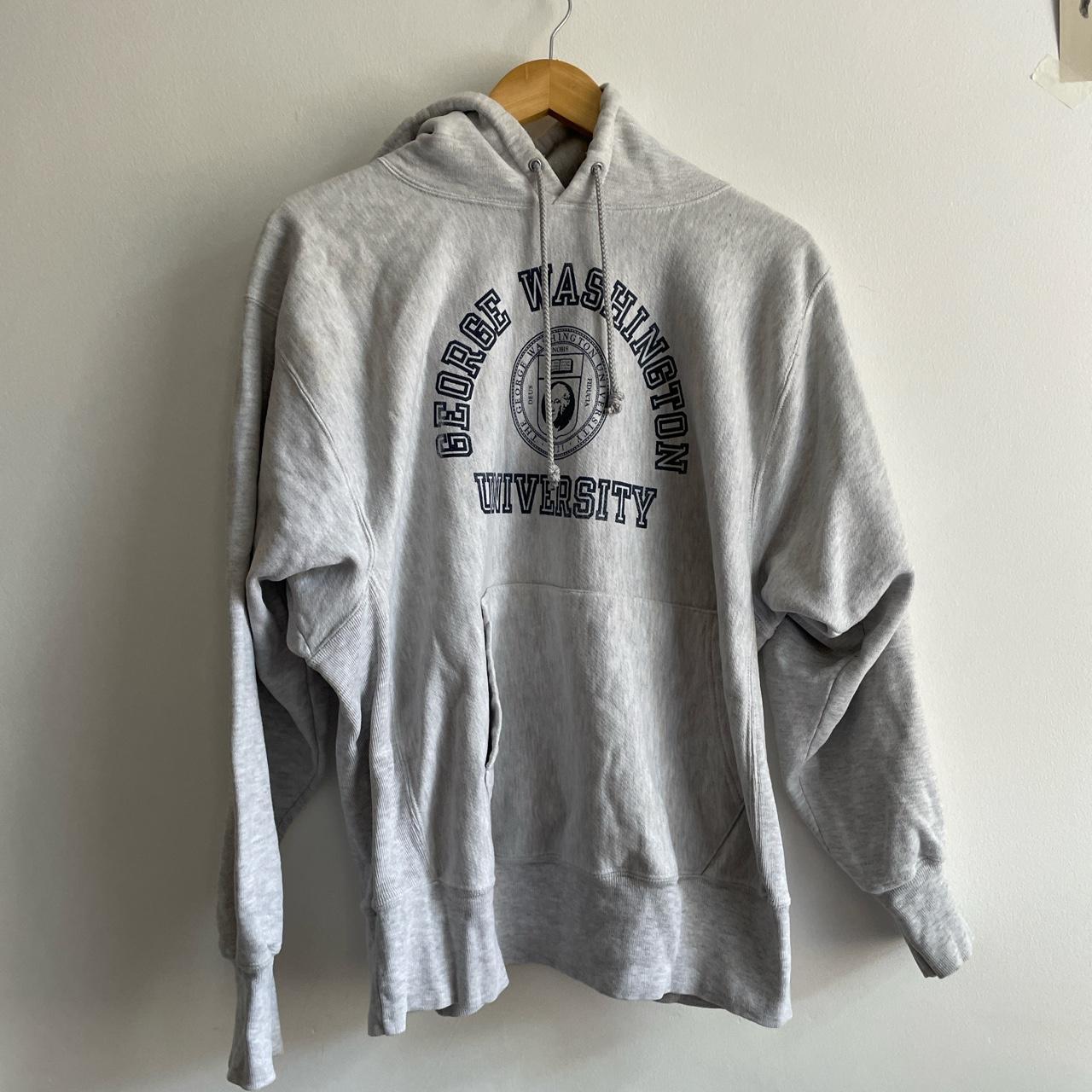 Vintage varsity hoody grey Men’s S-M. Some... - Depop