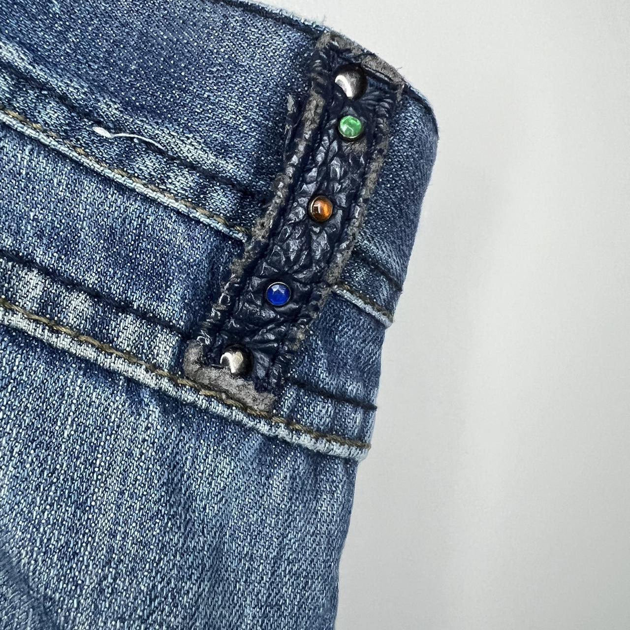 Pelle pelle jeans with crazy embroidery Size 36 | Depop Pelle pelle jeans with crazy embroidery Size 36 | Depop