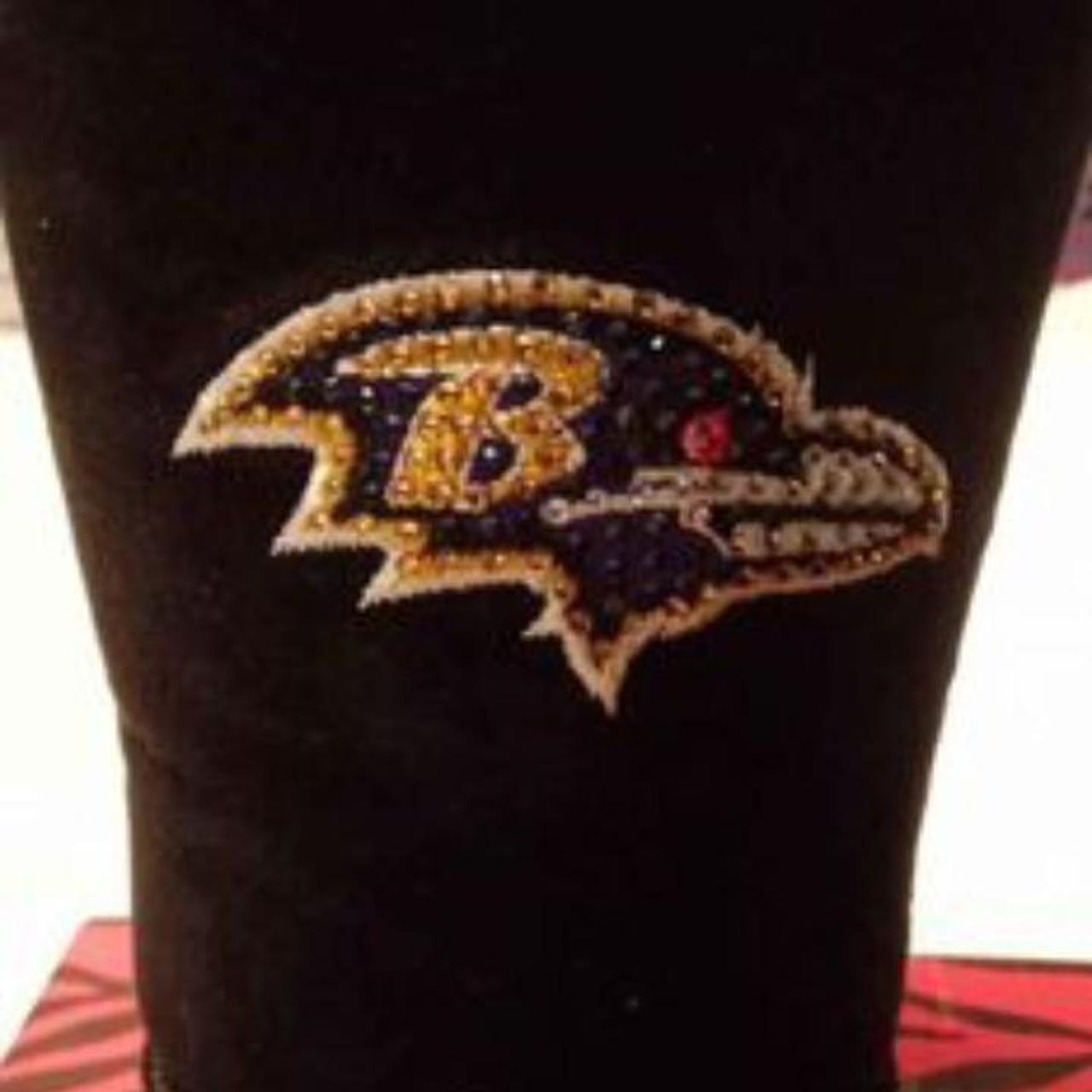 NFL Baltimore Ravens Pull-on Fur Boots-Size... - Depop