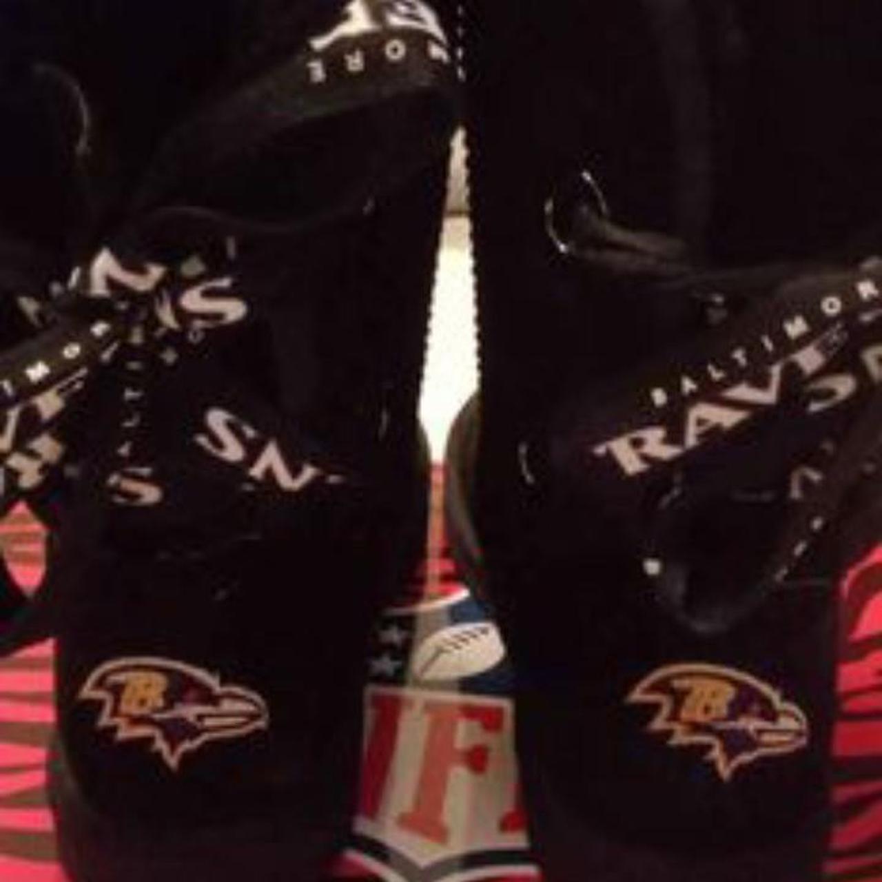 NFL Baltimore Ravens Pull-on Fur Boots-Size... - Depop